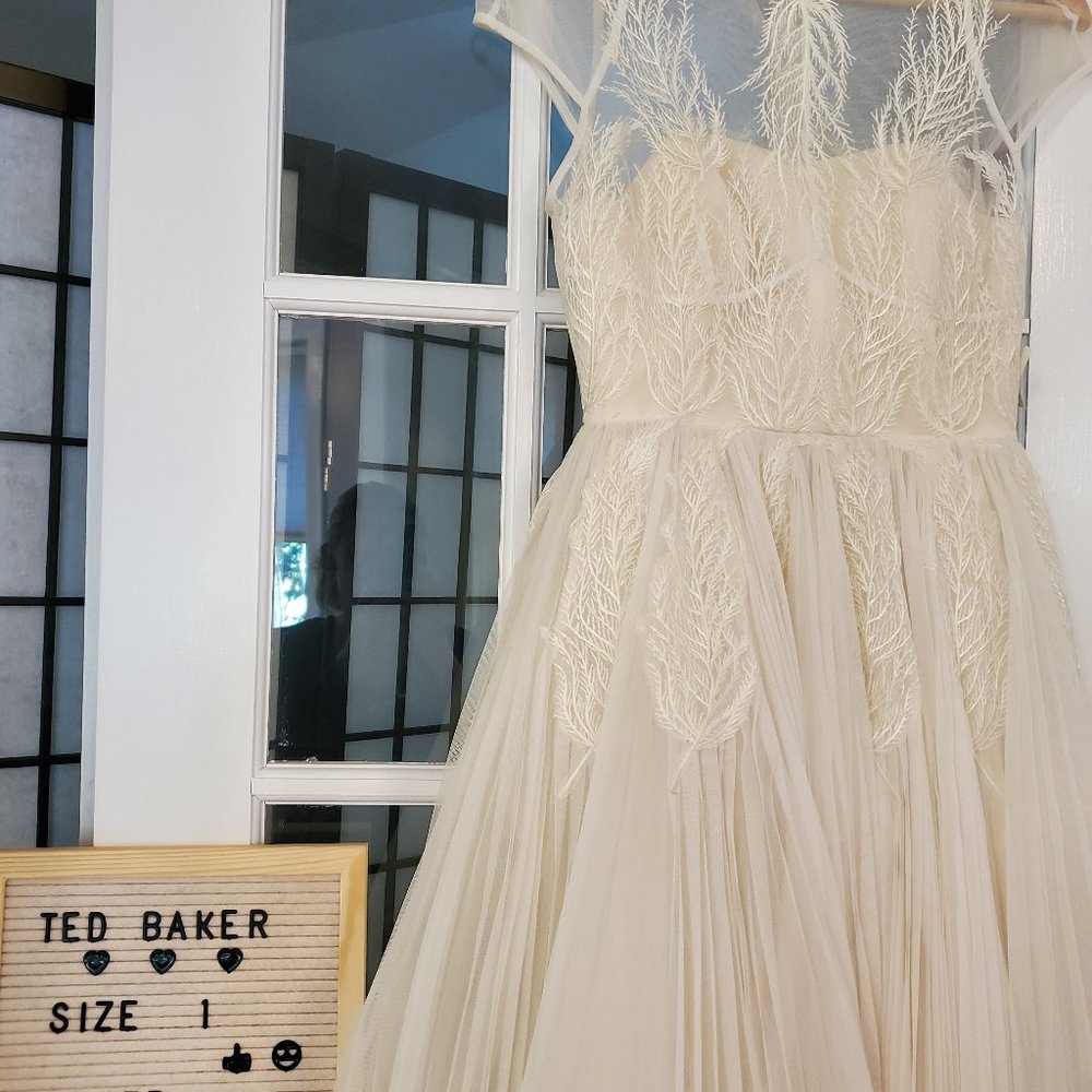Ted Baker Miyaa Feather Modern Dress